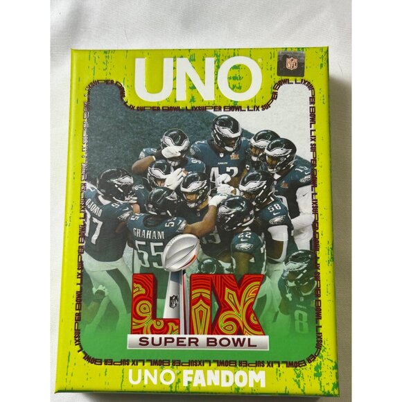 Philadelphia Eagles Super Bowl Champions Collectible Bundle Figures Checkers UNO - Picture 7 of 11